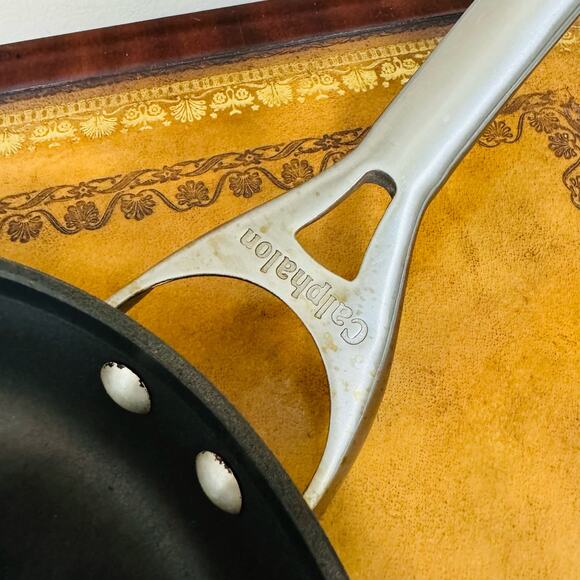 Calphalon 1390 10" Heavy Duty Professional Hard Anodized Nonstik Fry Pan Skillet - Picture 3 of 4